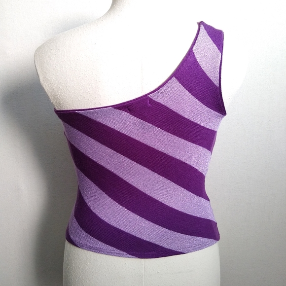 Buffalo David Bitton One Shoulder Striped Top - Picture 4 of 9